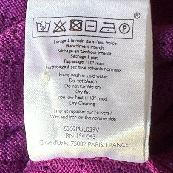 Sézane Willow sweater in purple ~ size small, NWOT! - Picture 7 of 7